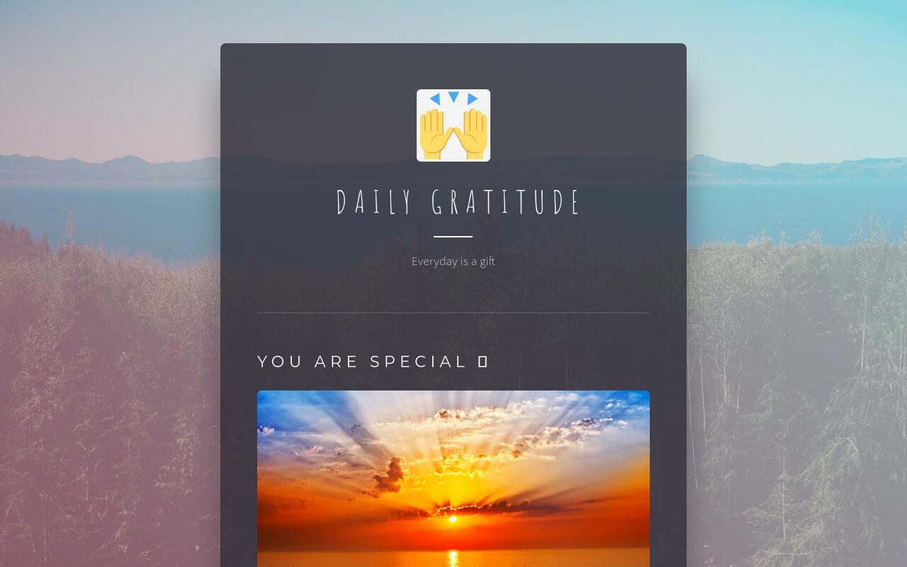 Carrd profile picture for @gratitude